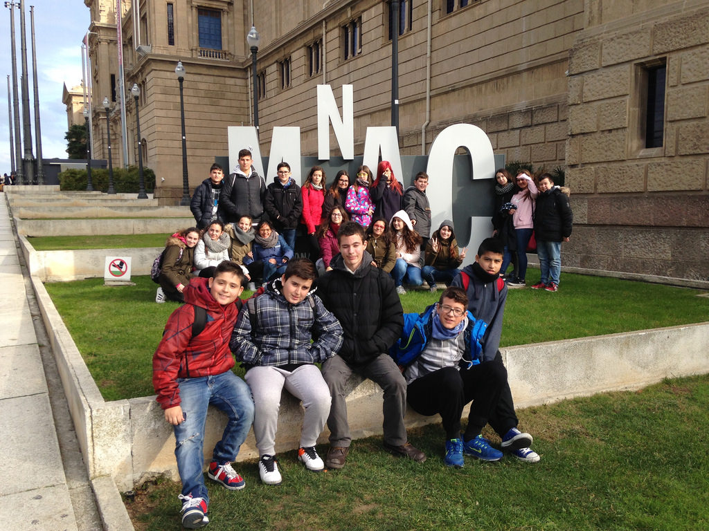 Sortida al MNAC dels alumnes de 2n ESO