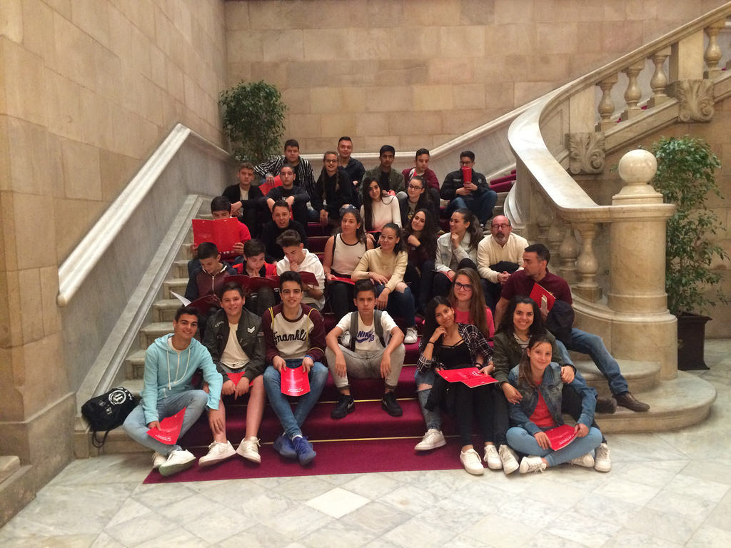 Sortida al parlament dels alumnes de 3r d’ESO