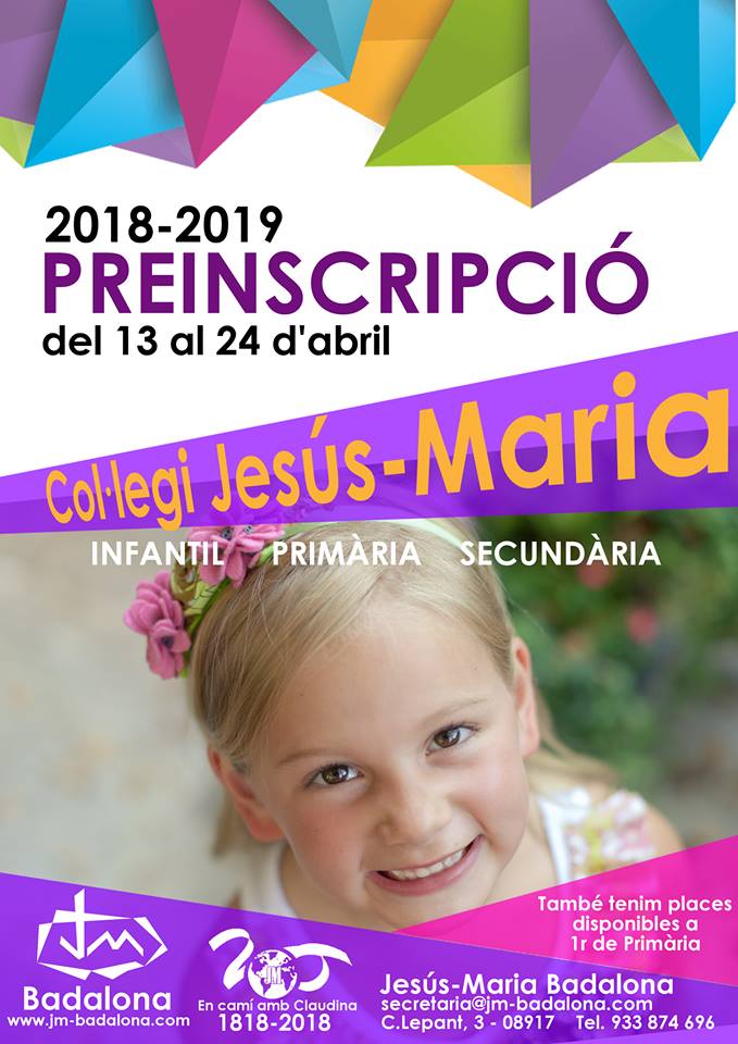 Preinscripció 2018-2019