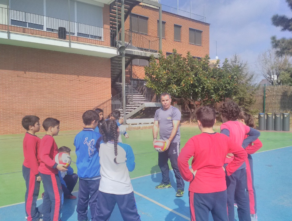 Activitat d’educació física a 5è