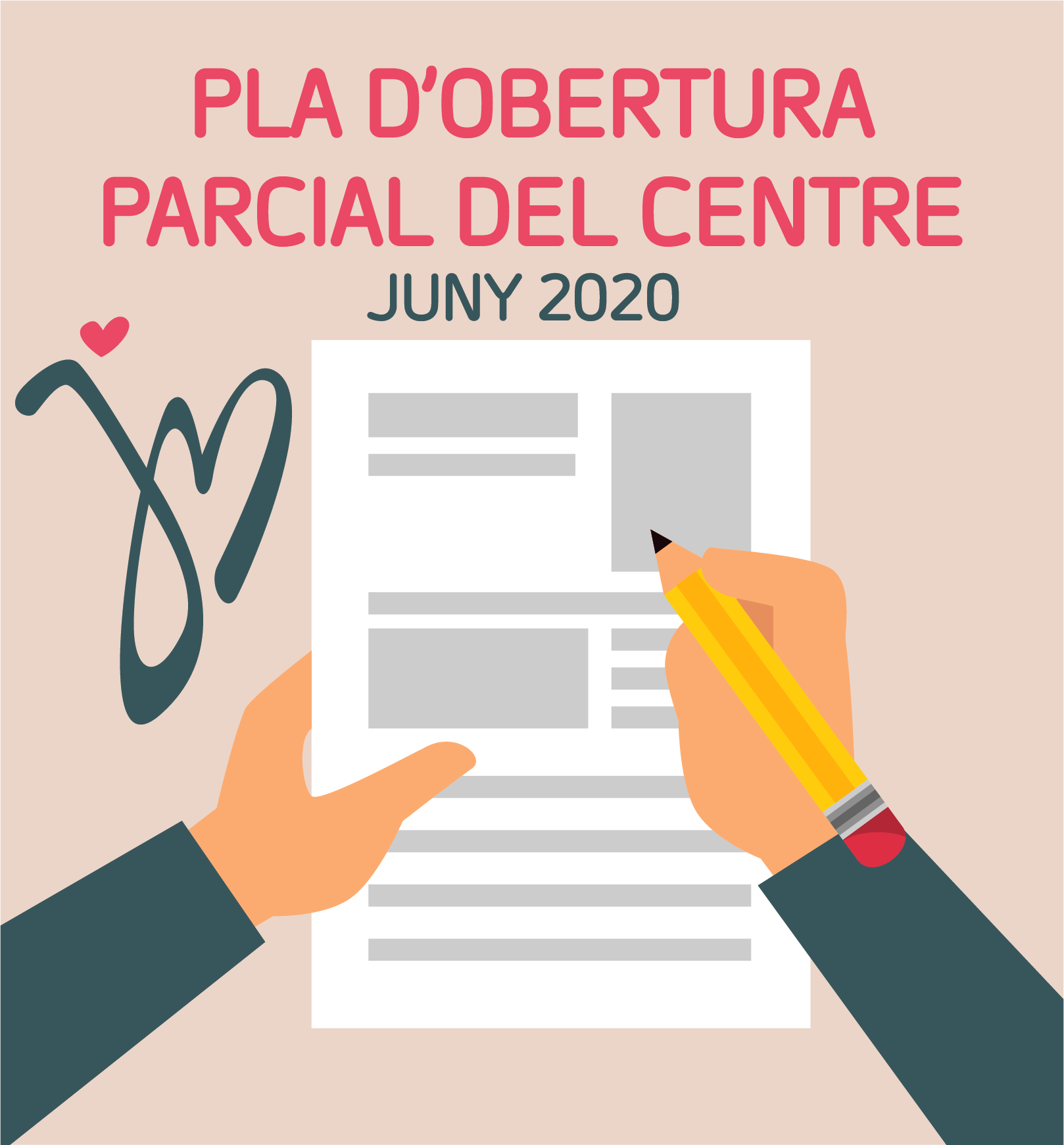 Pla d’obertura parcial del centre – Juny 2020