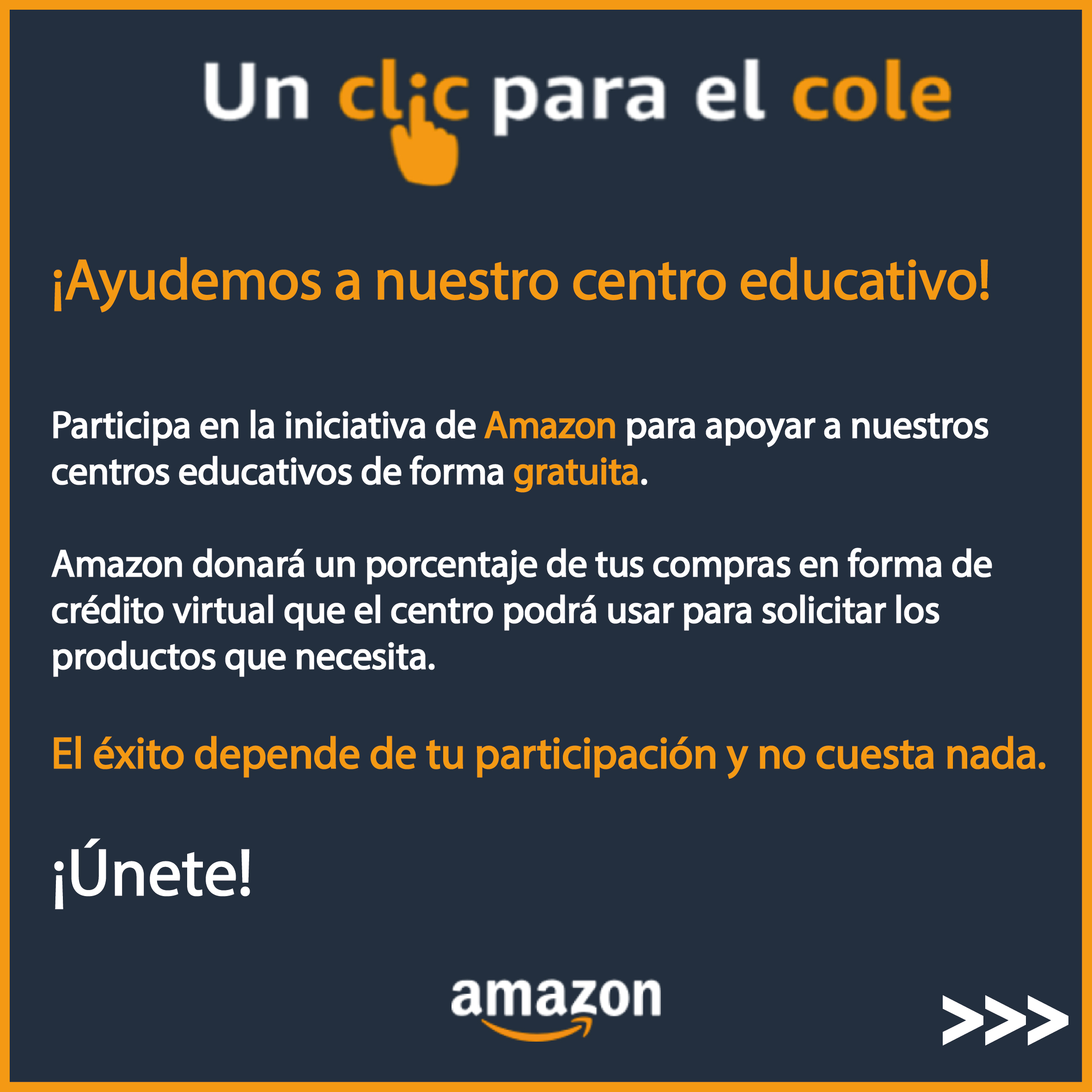 ¡Un clic para el cole!